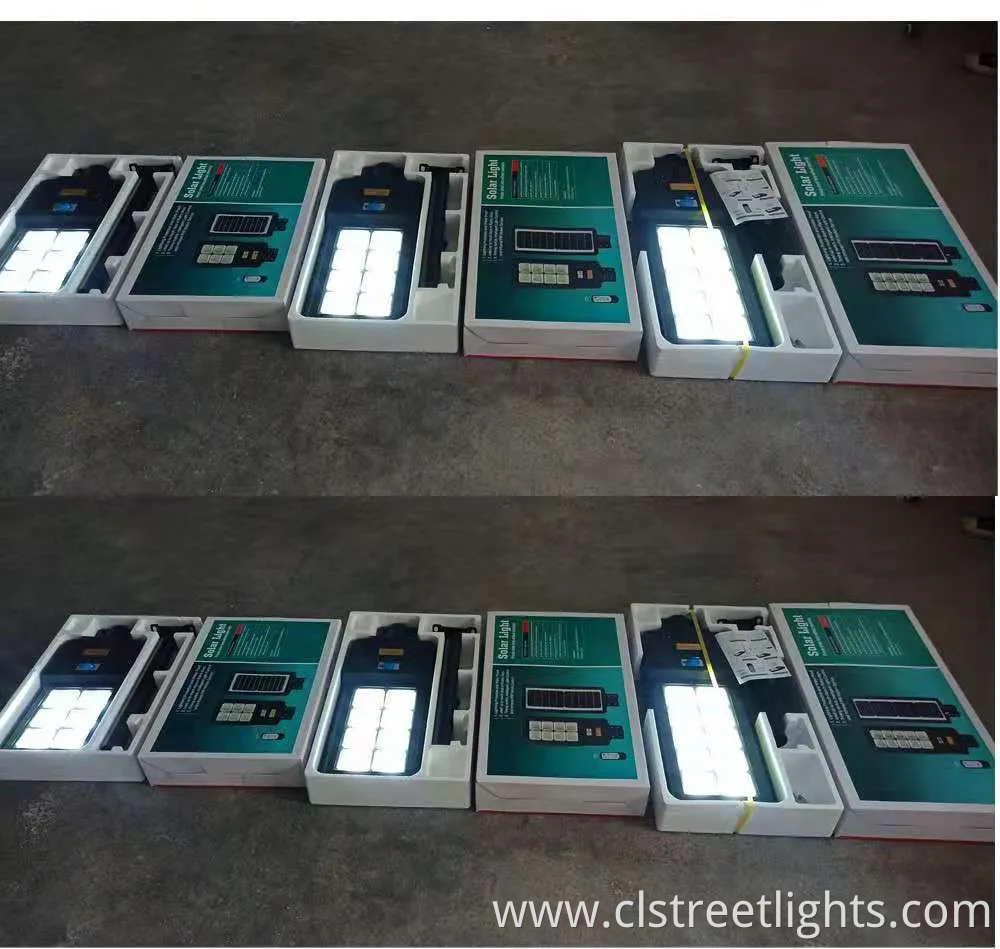 China Solar Manufacturer 2000/1000/800/600/500W/400/300/200/100W LED Sensor IP66 Street Outdoor All in One Camera ABS COB Wall Flood Garden Road Battery Light